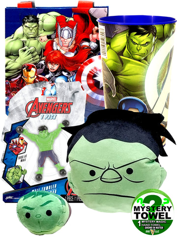 Hulk Squeeker Plush Toys Essentials with Bonus DSE Mystery Towel