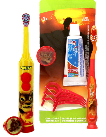 Lion King Deluxe 8pc Oral Care Kit with DSE Bonus Mystery Towel for Kids