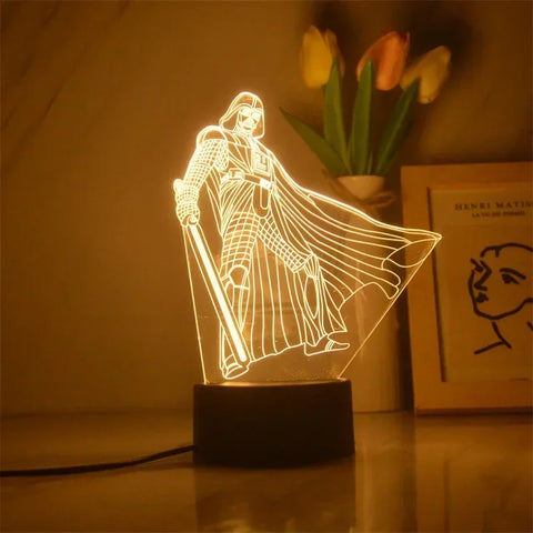 Star Wars LED 3D Illusion Night Light, Decor Table Light in Warm White