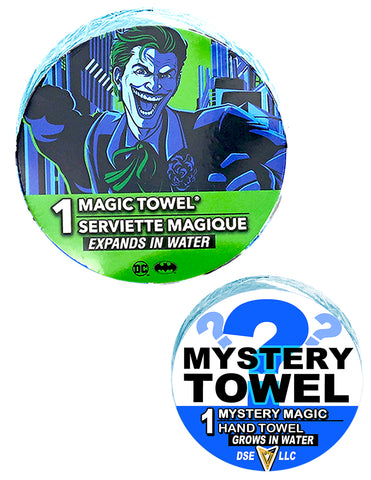 10pc Joker Bath Time Fun and Activity Set with DSE Bonus Mystery Towel
