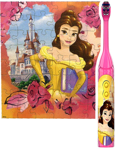 Princess Belle 8pc Oral Care Kit Essentials with DSE Bonus Mystery Towel for Kids