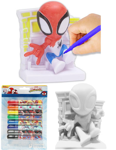 Spiderman Wall Tumbler Set Essentials with DSE Bonus Mystery Towel for Kids