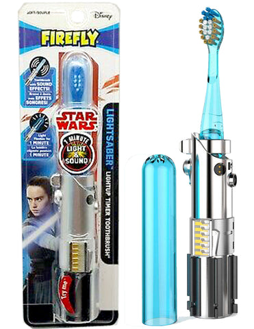 Star Wars REY Lightsaber 7pc Toothbrush Oral Care Kit with DSE Bonus Mystery Towel for Kids