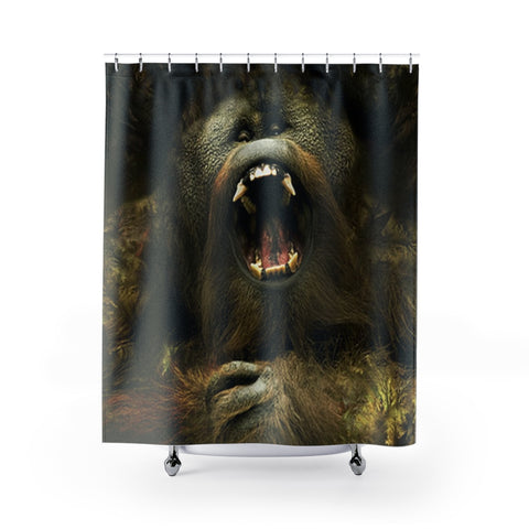 DSE's Creations Wildlife Series: Chewy Gorilla Shower Curtains
