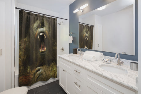 DSE's Creations Wildlife Series: Chewy Gorilla Shower Curtains