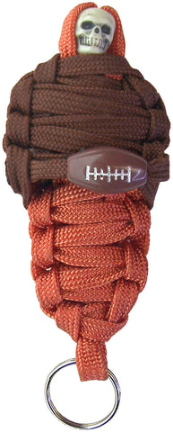 BNC's Mummys NFL Team Colors Player paracord Keychain - Cleveland Browns Colors