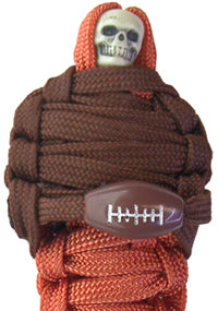 BNC's Mummys NFL Team Colors Player paracord Keychain - Cleveland Browns Colors