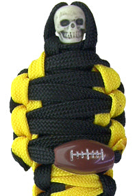 BNC's Mummys NFL Team Colors Player paracord Keychain - Pittsburgh Steelers Colors