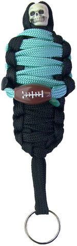 BNC's Mummysl NFL Team Colors Player paracord Keychain - Jacksonville Jaguars Colors