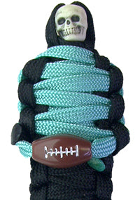 BNC's Mummysl NFL Team Colors Player paracord Keychain - Jacksonville Jaguars Colors