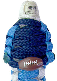 BNC's Mummys NFL Team Colors Player paracord Keychain - Tennessee Titans Colors