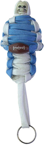 BNC's Mummys NFL Team Colors Player paracord Keychain - Los Angeles Chargers Colors