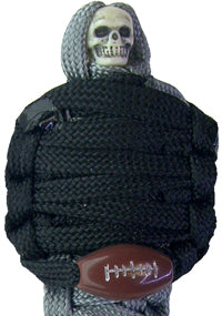 BNC's Mummys NFL Team Colors Player paracord Keychain - Oakland Raiders Colors