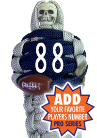 BNC's Mummys NFL Team Colors Player paracord Keychain PRO SERIES - Dallas Cowboys Colors