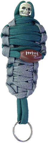 BNC's Mummys NFL Team Colors Player paracord Keychain - Philadelphia Eagles Colors