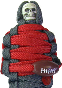 BNC's Mummys NFL Team Colors Player paracord Keychain - Tampa Bay Buccaneers Colors