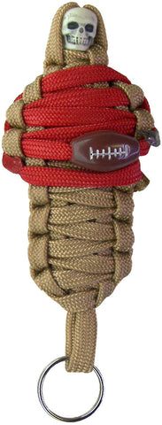 BNC's Mummys NFL Team Colors Player paracord Keychain - San Francisco 49ers Colors