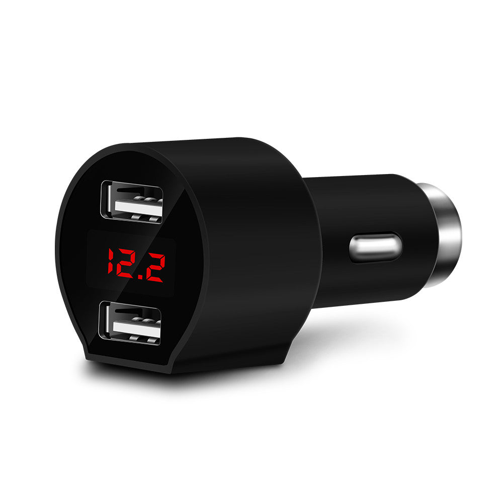 3 in 1 Dual USB Car Charger & APP GPS Car Finder Locator & Titanium Emergency Hammer 5V 2.1A with Voltmeter