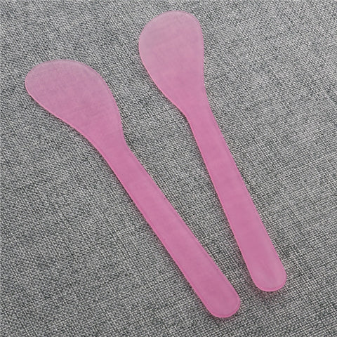 8pcs Cosmetic Mask Spoon Spatulas with 2PCS Facial Skin Care Mask Fan Brushes