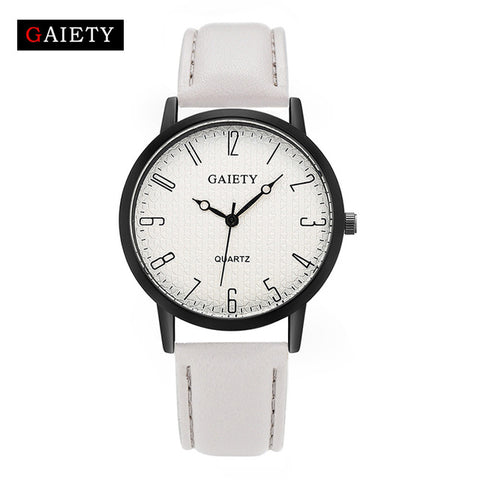Vico 2018 New Famous Brand GAIETY Women Fashion Leather Band Analog Quartz Round Wrist Watch Watches relogio feminino clock