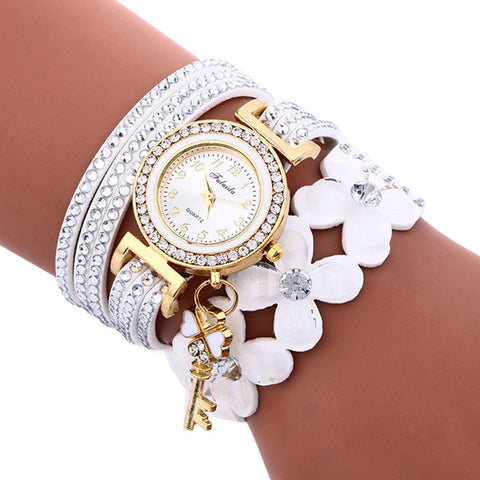 2018 Women watches New luxury Casual Analog Alloy Quartz Watch PU Leather Bracelet Watches Gift Relogio Feminino reloj mujer