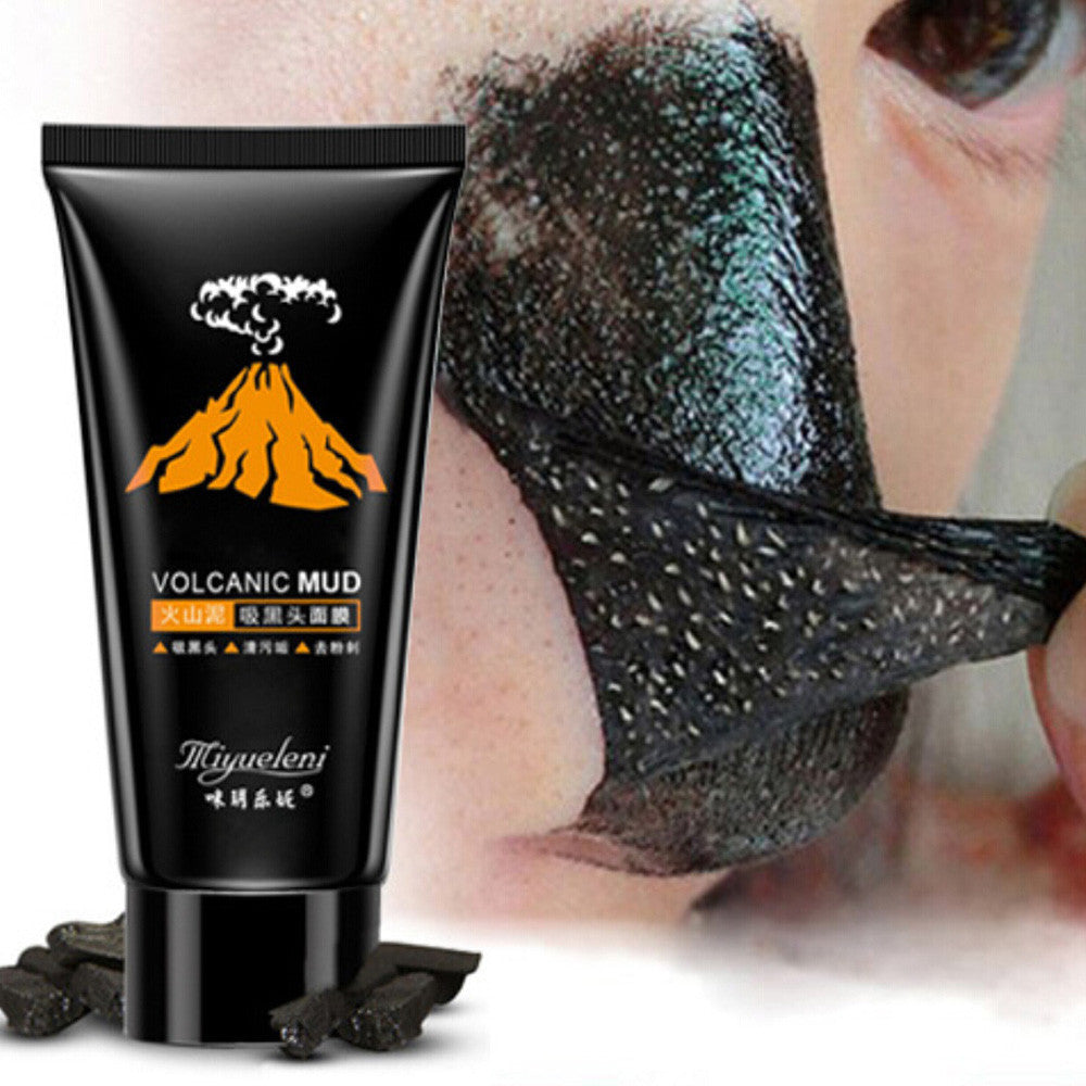 FREE PLUS SHIPPING OFFER-Black Mask Lava Mud Deep Cleansing Purifying Peel Off Facial