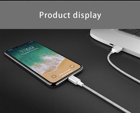 NOHON USB 3 In 1 Magnetic Fast Charging/Data Sync Cable For Micro/Type C/Lightning