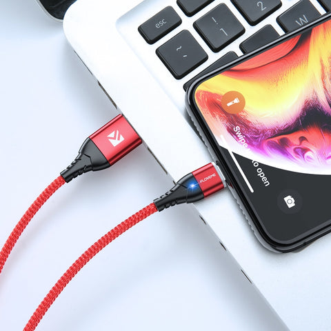FLOVEME 3A Magnetic USB Fast Charging Cable 1M Micro/Type C/Lightning