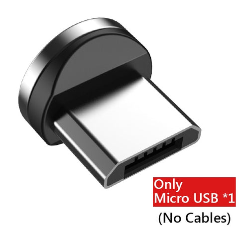 NOHON USB Magnetic L-shape Fast Charging Cable 3in1 for Micro/Type C/Lightning