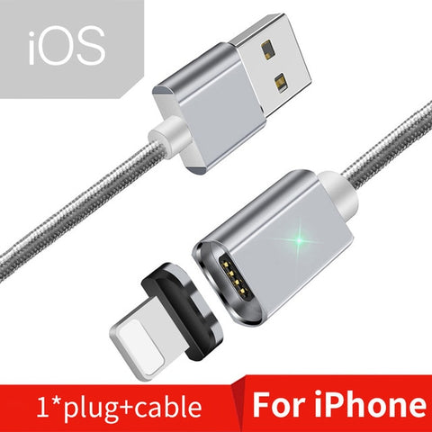 Essager Magnetic USB Fast Data/Charging Cable 3in1-Micro/Type C/Lightning