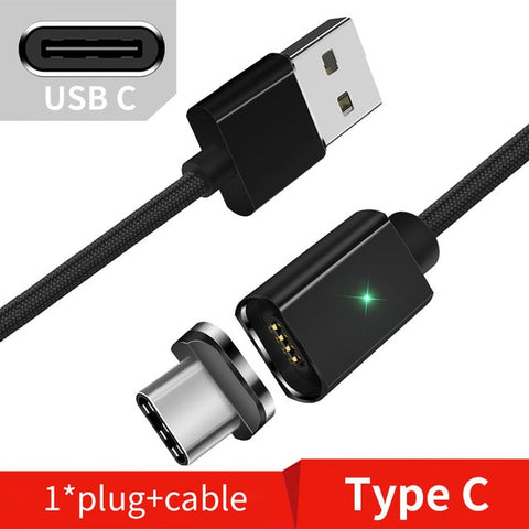 Essager Magnetic USB Fast Data/Charging Cable 3in1-Micro/Type C/Lightning