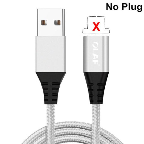 USB Magnetic Fast Charging Phone Cable 3in1-Micro/Type-C/Lightning