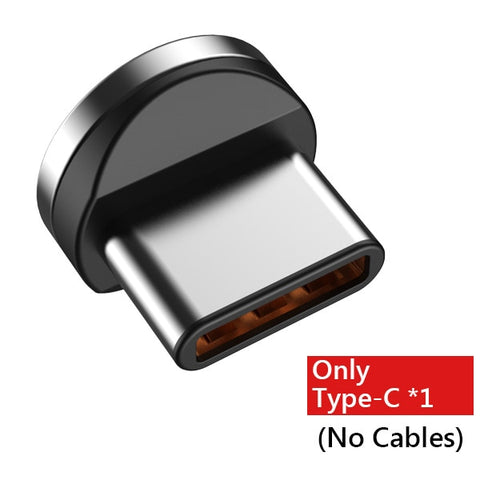 NOHON 2 in 1 Fast Magnet Charging Cable BLACK 1M/3FT-2M/6FT For-Lightning/Micro/Type C
