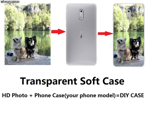 "MAKE IT MINE" Custom Phone Soft Silicone Case For Nokia Phones