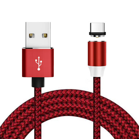 USB Magnetic LED Charging Cable Type C  1M_USA